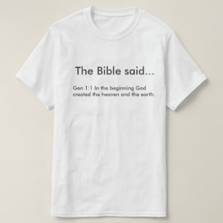 Kleidung mit Versen der Bibel T-Shirt