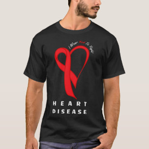 Kleidung Red to Fight Heart Disease Awareness Chd T-Shirt