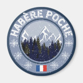 Kleidung Skistation Magnet (Vorne)