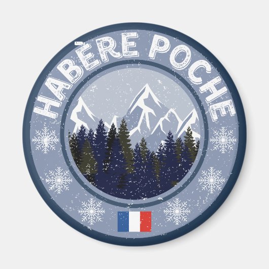 Kleidung Skistation Magnet (Vorne)