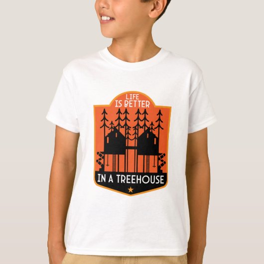 Kleidung und Dekoration von Baumhäusern T-Shirt (Vorderseite)