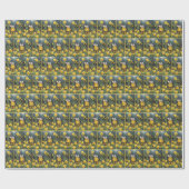 Kleidung und Maus im Regen Geschenkpapier (Flach)