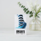 Kleidungs-Butike-Geschäfts-Karten-Vorlagen Visitenkarte (Stehend Vorderseite)