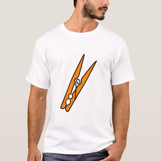 Kleidungs-Klammer T-Shirt (Vorderseite)
