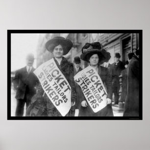 Kleidungsarbeiterstreik, New York City 1910 Poster