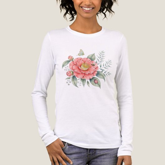 Kleidungsblumen Tri-Blend shirt (Vorderseite)