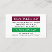 Kleidungsdesign, Lässige Kleidung Tag Fundraiser W (Rückseite)