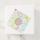 Kleidungsgröße der Boutique im Irisierenden Maßsta Geschenkanhänger (Beispiel)