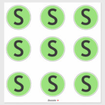 Kleidungsgrößenaufkleber