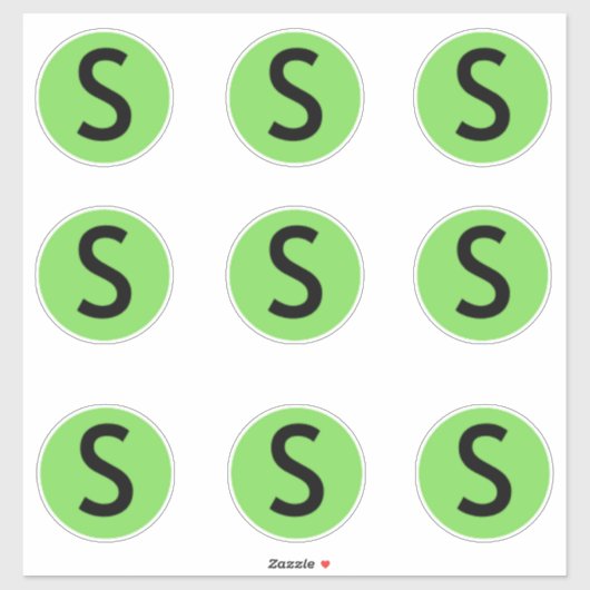 Kleidungsgrößenaufkleber Aufkleber (Blatt)