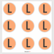 Kleidungsgrößenaufkleber