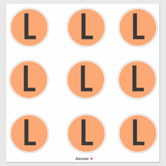 Kleidungsgrößenaufkleber Aufkleber (Blatt)