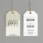 Kleidungslogos Preis Größe Hang Tag Care Anleitung Geschenkanhänger