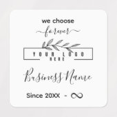 Kleidungsmarke Nähen oder Häkeln mit Logo Etiketten (Design 1)