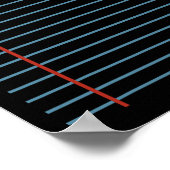 Kleidungsstück für das Linedpapier Poster (Ecke)