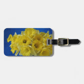 Kleidungsstücke auf blau gepäckanhänger (Vorderseite horizontal)