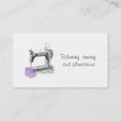 Kleidungsveränderungen, Schneiden und Nähen Visitenkarte (Vorderseite)