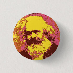 Klein, 1 ¼ Zoll-runder Knopf Button