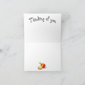 Klein, 4" x 5.6"Anmerkung Karte: Äpfel (Innenseite)