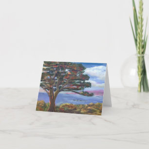 Klein, 4" x 5,6" Note Card, Monterey Cypress