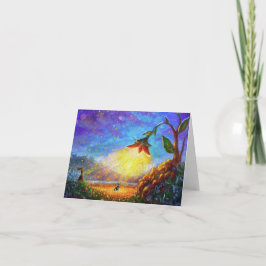 Klein, 4 Zoll x 5,6 Zoll geklappt Dankeschön Karte