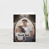 Klein, 4 Zoll x 5,6 Zoll geklappt Dankeschön Karte (Vorderseite)