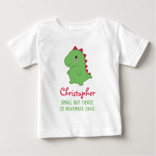 Klein aber fierce Funny Niedlich Dino Chibi T-Re Baby T-shirt