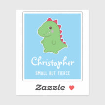 Klein aber fierce | Funny Niedlich Dino T-Rex Blue