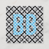 Klein aber kühl quadratische visitenkarte (Rückseite)