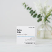 Klein aber kühl quadratische visitenkarte (Stehend Vorderseite)