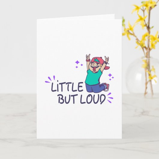 Klein aber laut karte (Gelbe Blume)