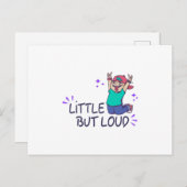 Klein aber laut postkarte (Vorne/Hinten)