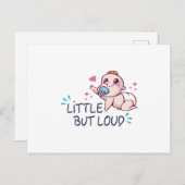 Klein aber laut postkarte (Vorne/Hinten)