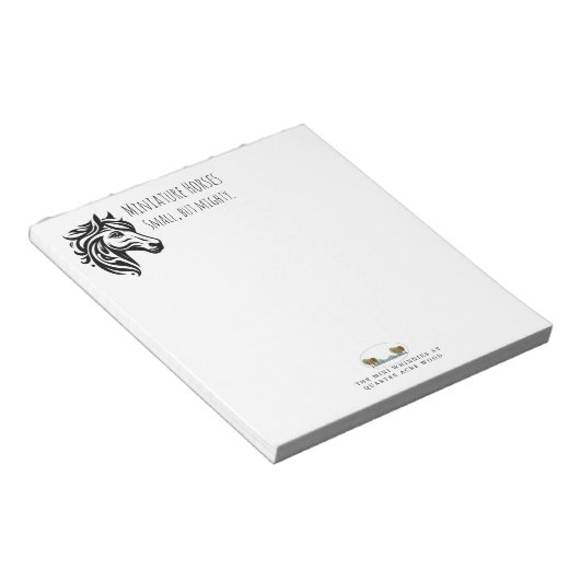 Klein, aber mächtig Notepad Notizblock (angewinkelt)