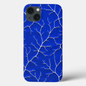 Klein Blue Tree Branch iPhone Case (Rückseite)