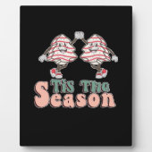 Klein das Weihnachtsbaum Jen der Jahreszeit Fotoplatte (Vorderseite)