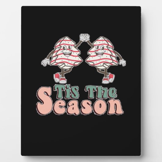 Klein das Weihnachtsbaum Jen der Jahreszeit Fotoplatte (Vorderseite)