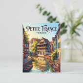 Klein Frankreich Frankreich Postkarte (Stehend Vorderseite)