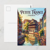 Klein Frankreich Frankreich Postkarte (Vorne/Hinten)