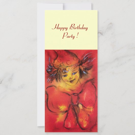 KLEIN MIT ROTEM RIBBON, Gelbcreme Ankündigung (Rückseite)