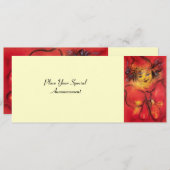 KLEIN MIT ROTEM RIBBON, Gelbcreme Ankündigung (Vorne/Hinten)