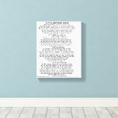 KLEIN ORPHANT ANNIE POEM LEINWANDDRUCK (Insitu (Holzboden))