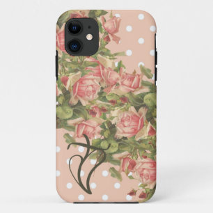 Klein Rosen christliches iPhone 5 Fall-Rosa Punkte Case-Mate iPhone Hülle