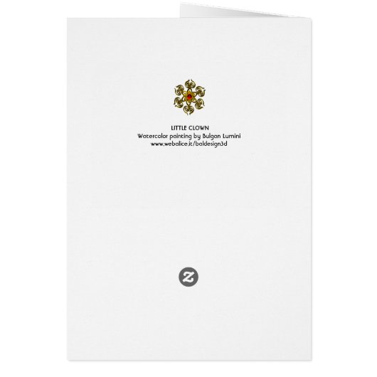 KLEIN ROT CLOWN (Hinten)