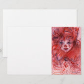 KLEIN ROT CLOWN BRIEFPAPIER (Vorne/Hinten)