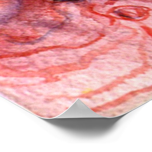 KLEIN ROT CLOWN POSTER (Ecke)