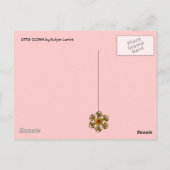 KLEIN ROT CLOWN POSTKARTE (Rückseite)