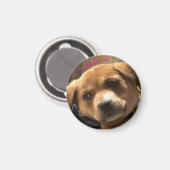 Klein, runder Sassy Leeloo! Magnet (Vorderseite/Rückseite)