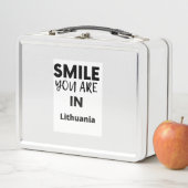 KLEIN SIND SIE IN Litauen Metall Brotdose (Beispiel)