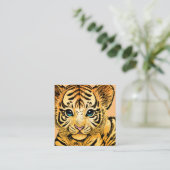 KLEIN TIGER BEGLEITKARTE (Stehend Vorderseite)
